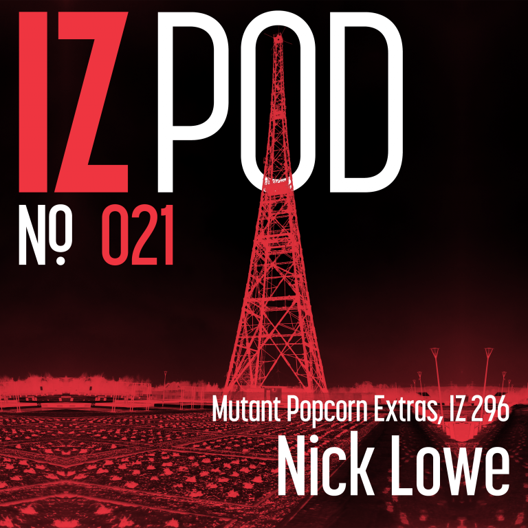 cover art for INTERZONE POD 021 featuring Nick Lowe